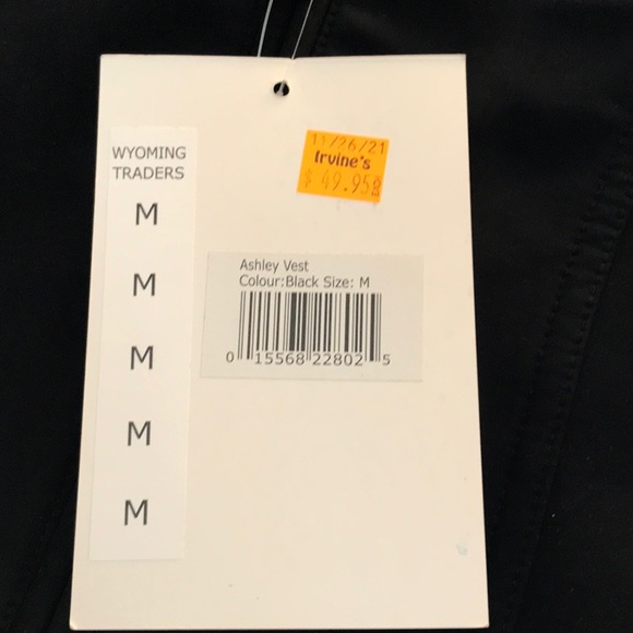 Ladies black, western vest. Size medium. - Picture 5 of 5